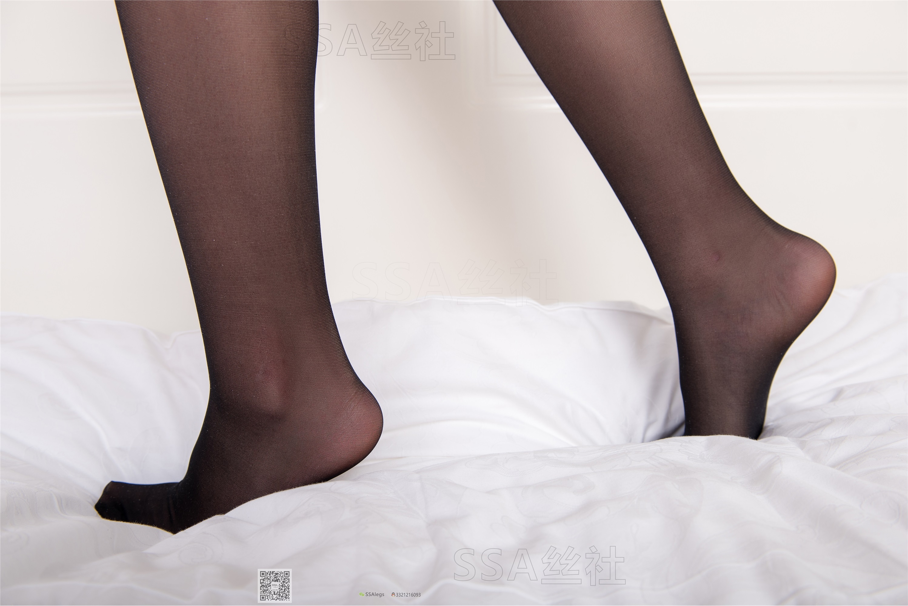 SSA丝社 超清写真 NO.064 西西 酒红性感超短裙黑丝